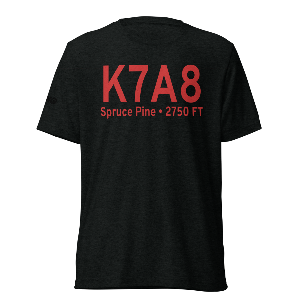 Avery County Morrison Field (K7A8) ICAO Tri-blend T-Shirt 