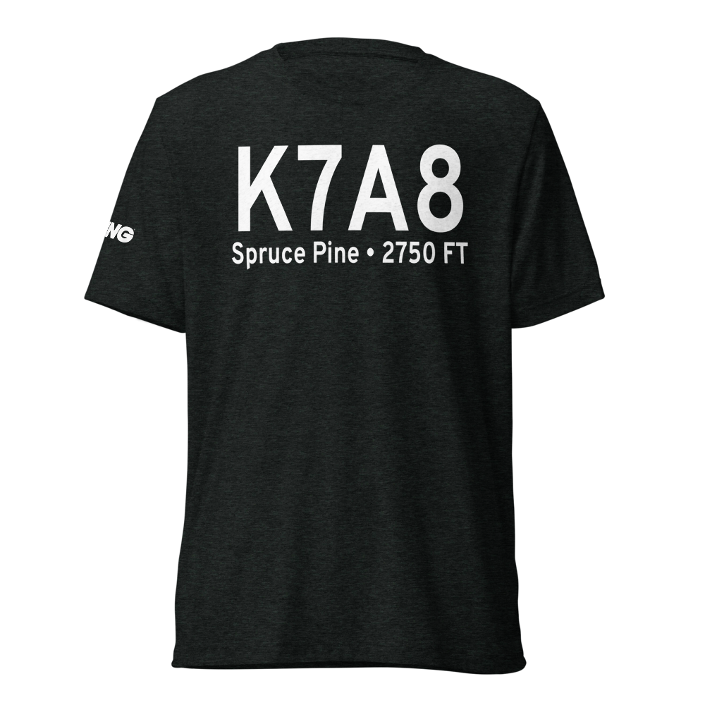 Avery County Morrison Field (K7A8) ICAO Tri-blend T-Shirt 
