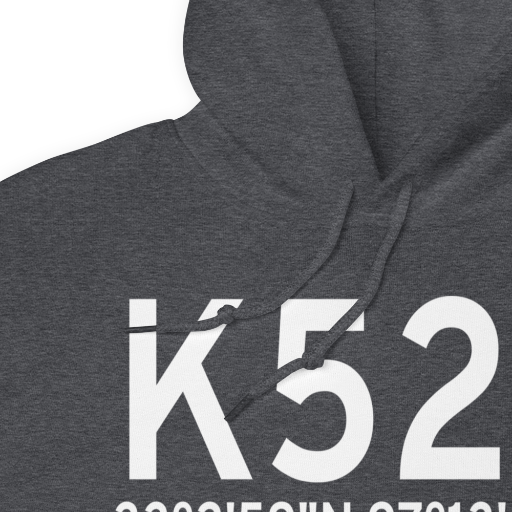 Northwest Regional Airport (K52F) ICAO Hoodie Sweatshirt 