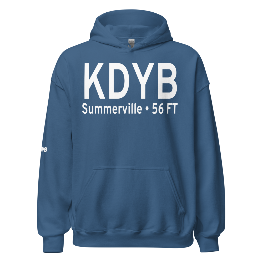 Summerville Airport (KDYB) ICAO Hoodie Sweatshirt 