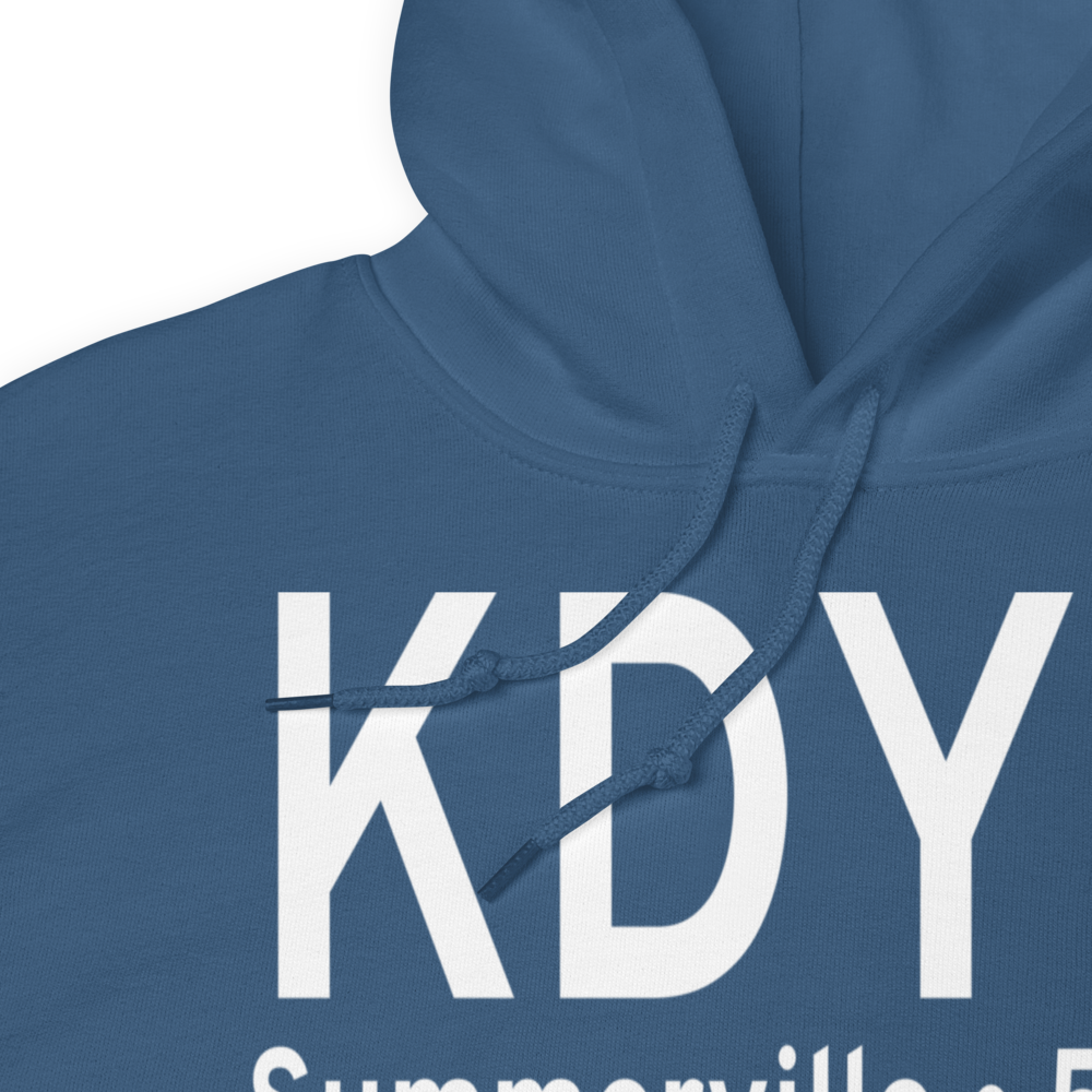 Summerville Airport (KDYB) ICAO Hoodie Sweatshirt 
