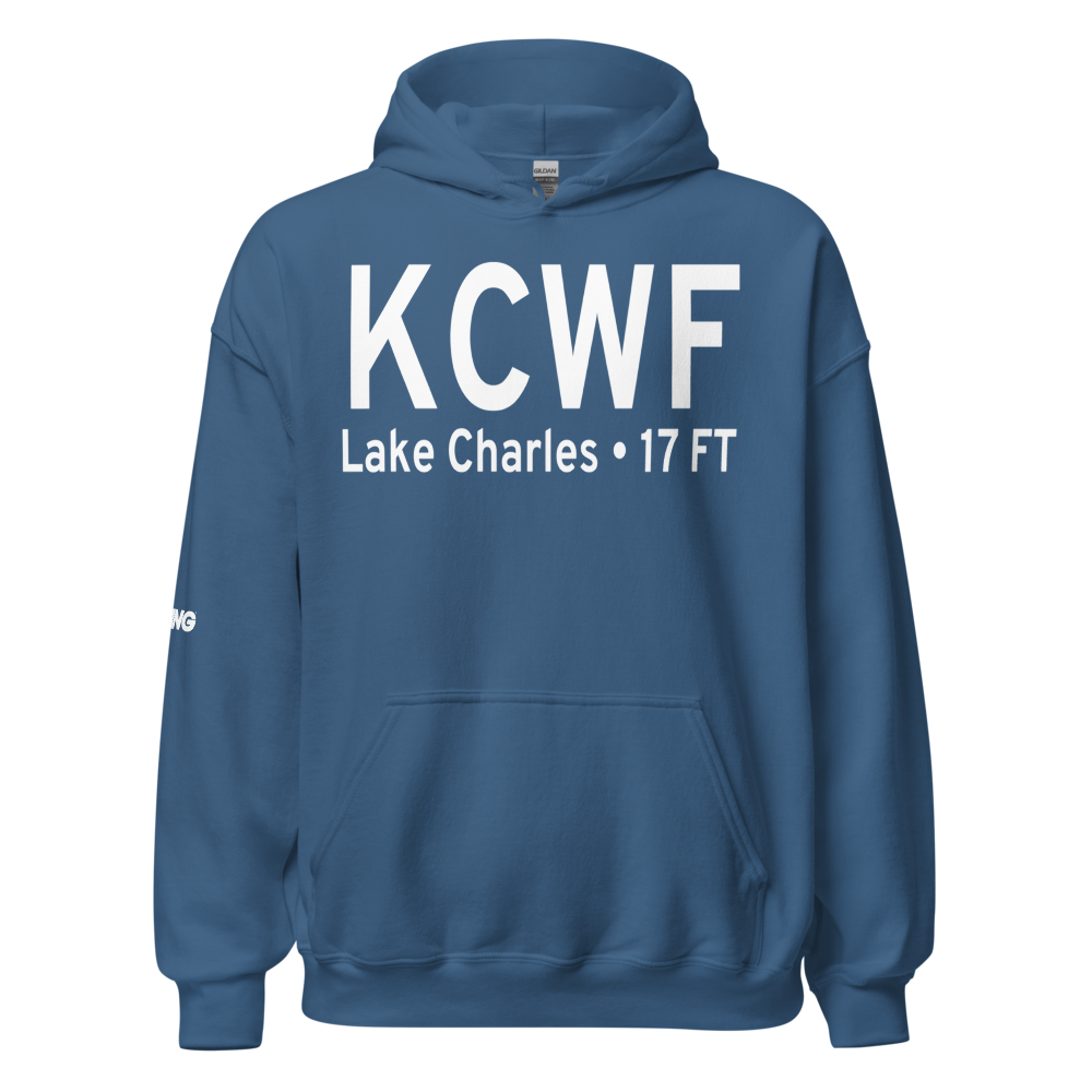 Chennault International Airport (KCWF) ICAO Hoodie Sweatshirt 
