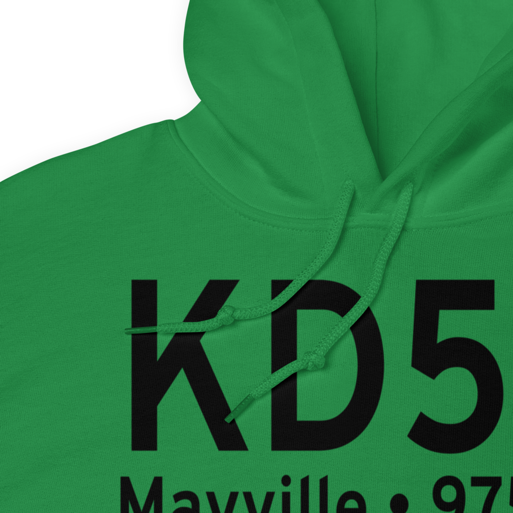 Mayville Municipal Airport (KD56) ICAO Hoodie Sweatshirt 