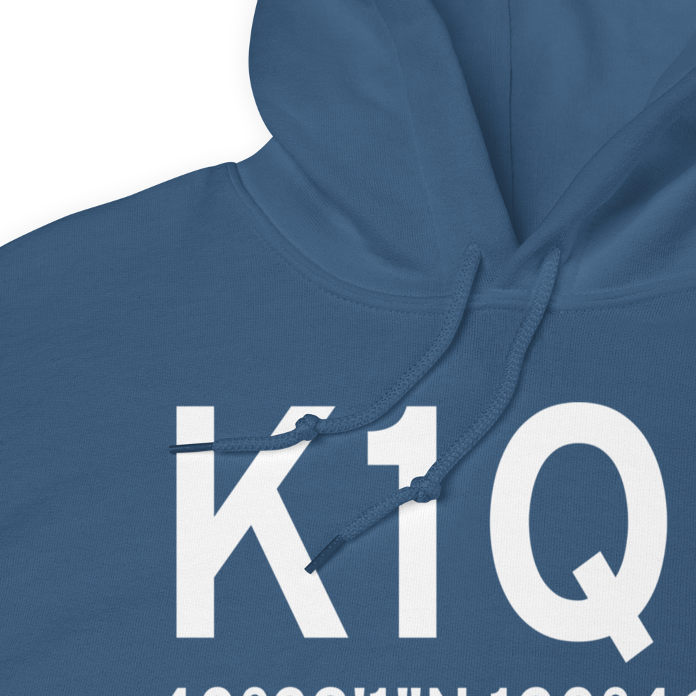 Spaulding Airport (K1Q2) ICAO Hoodie Sweatshirt 