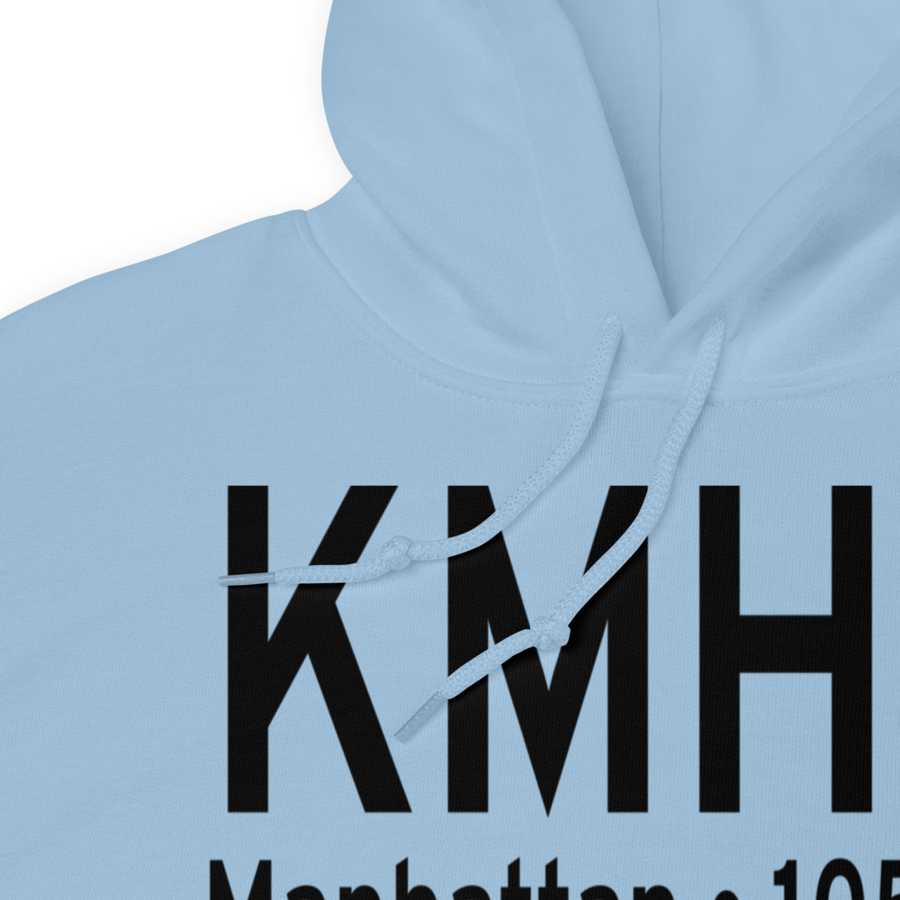 Manhattan Regional Airport (KMHK) ICAO Hoodie Sweatshirt 