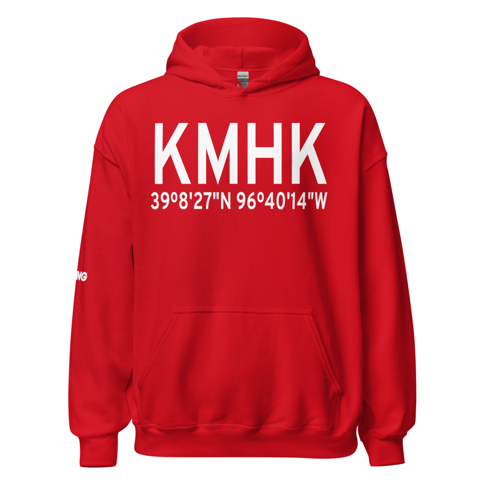 Manhattan Regional Airport (KMHK) ICAO Hoodie Sweatshirt 