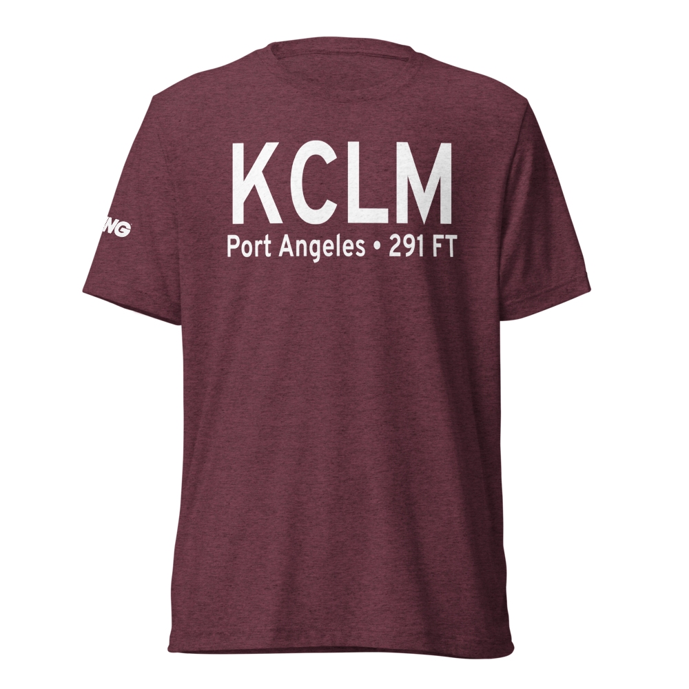 William R Fairchild International Airport (KCLM) ICAO Tri-blend T-Shirt 