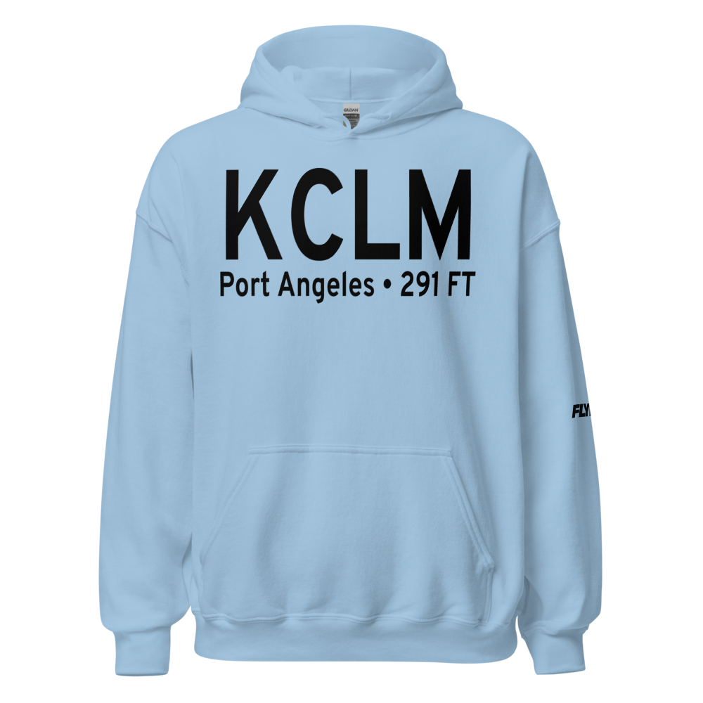 William R Fairchild International Airport (KCLM) ICAO Hoodie Sweatshirt 
