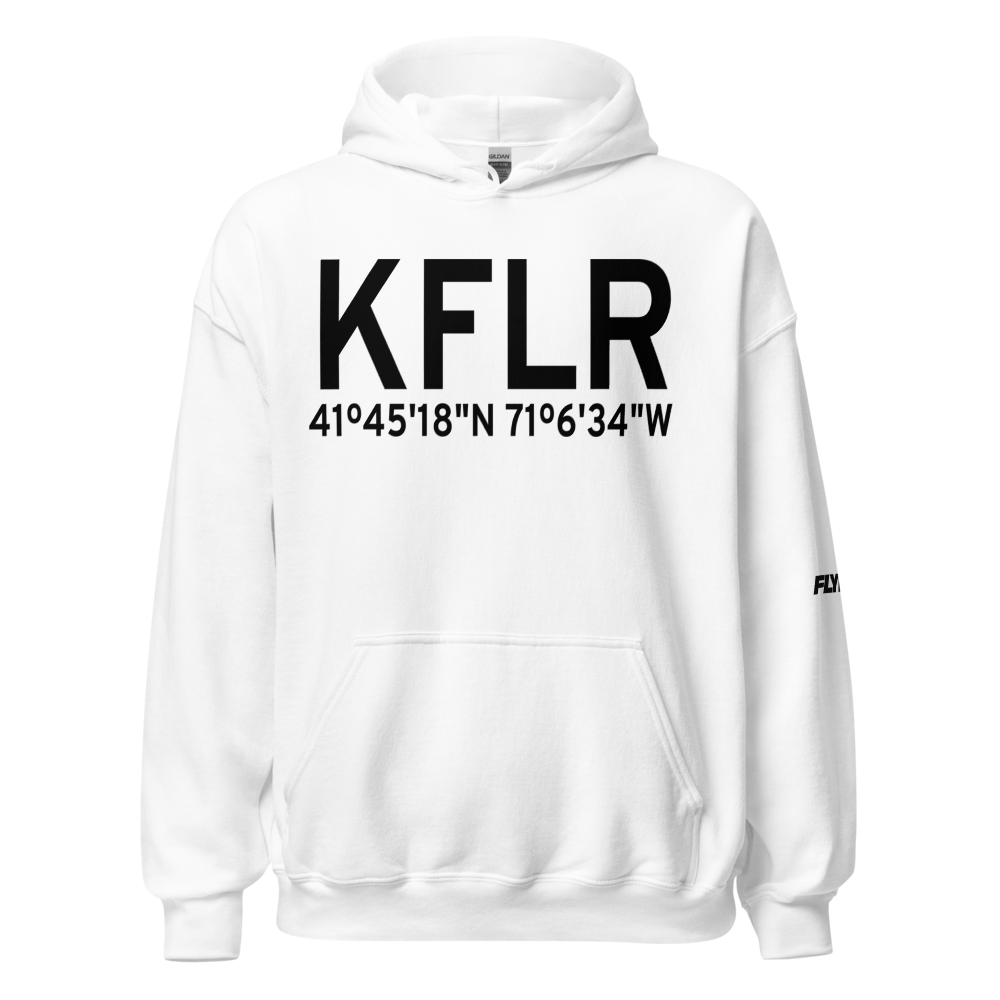 Fall River Airport (KFLR) ICAO Hoodie Sweatshirt 