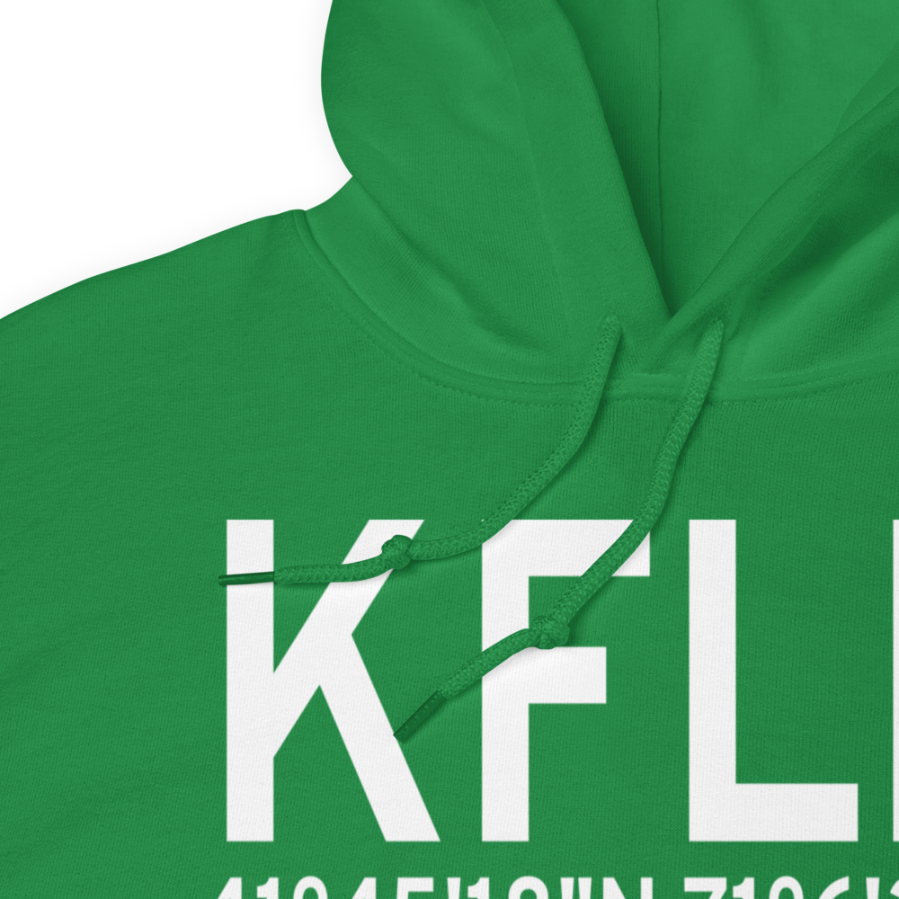 Fall River Airport (KFLR) ICAO Hoodie Sweatshirt 