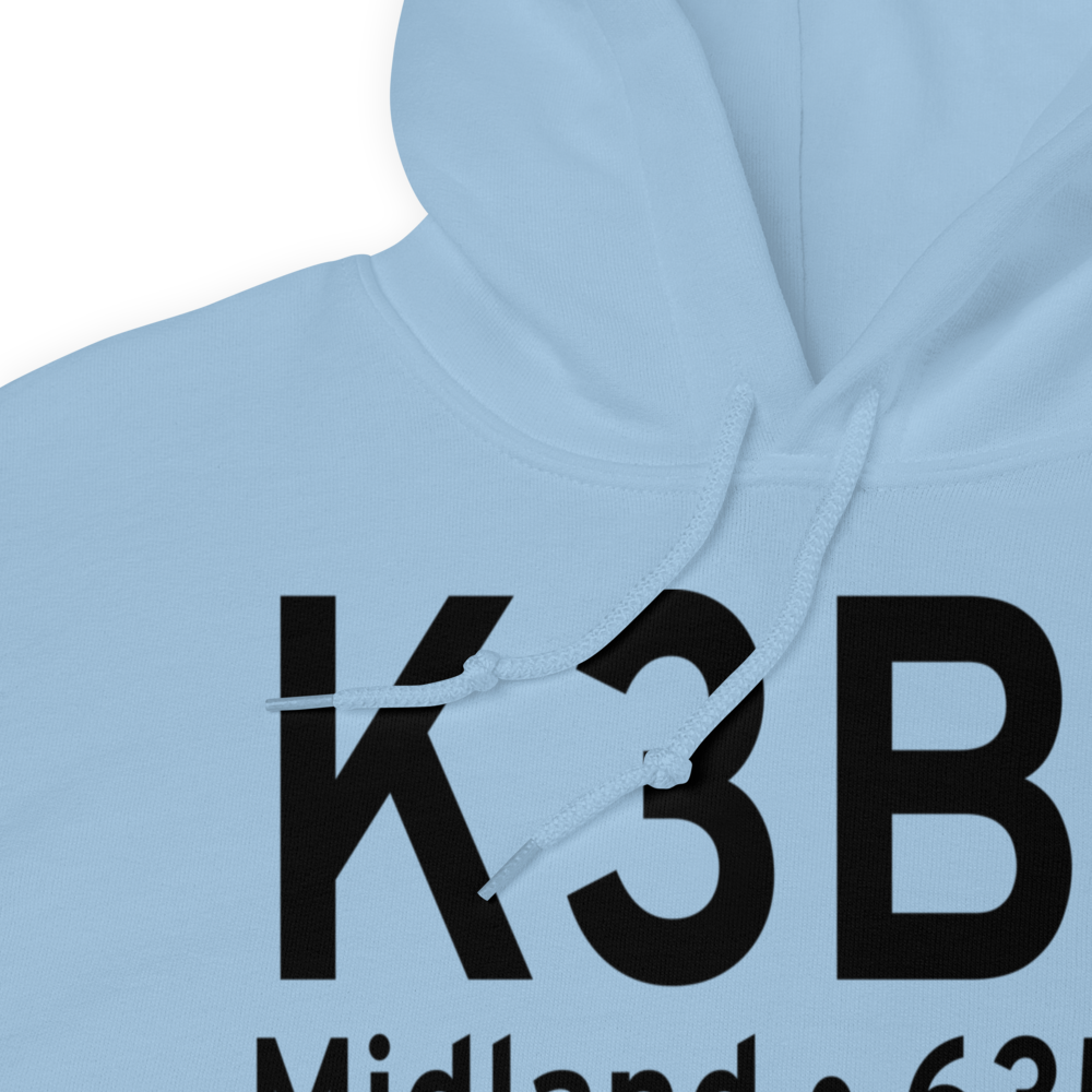 Jack Barstow Airport (K3BS) ICAO Hoodie Sweatshirt 