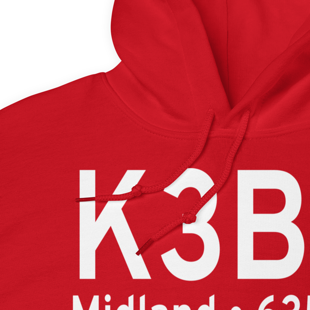 Jack Barstow Airport (K3BS) ICAO Hoodie Sweatshirt 