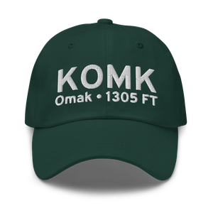 Omak Airport (KOMK) ICAO Hat