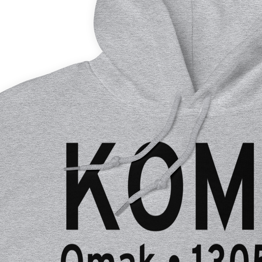 Omak Airport (KOMK) ICAO Hoodie Sweatshirt 