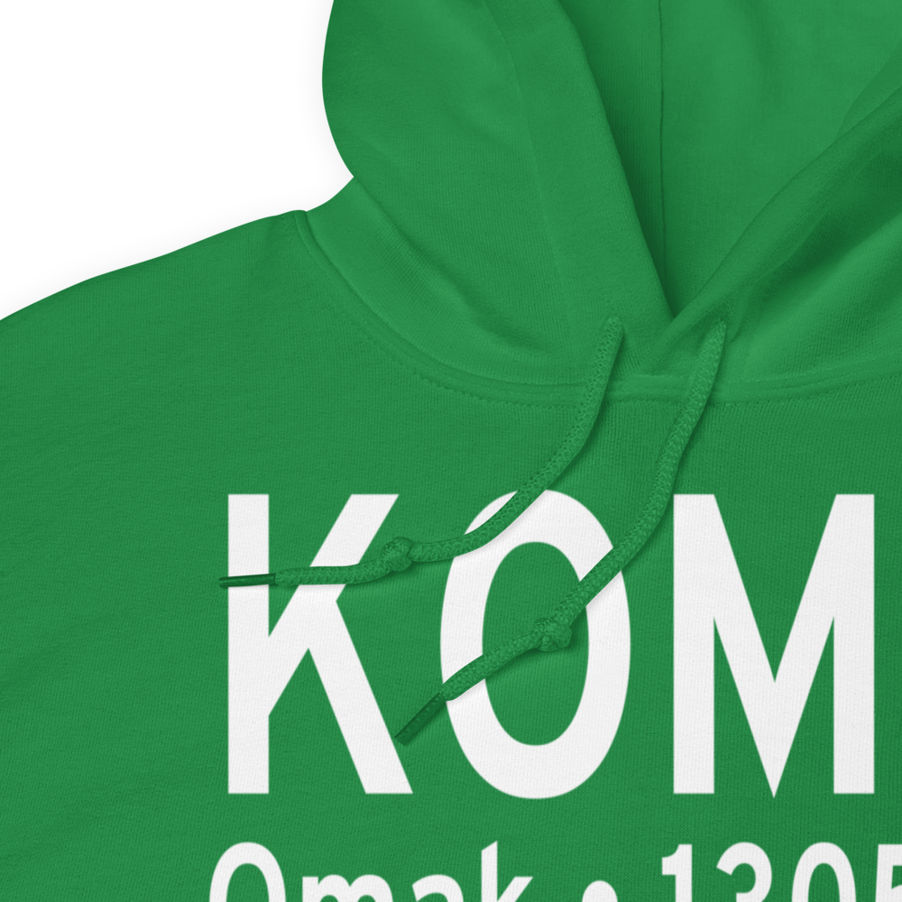 Omak Airport (KOMK) ICAO Hoodie Sweatshirt 