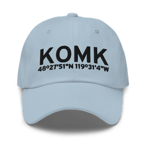 Omak Airport (KOMK) ICAO Hat