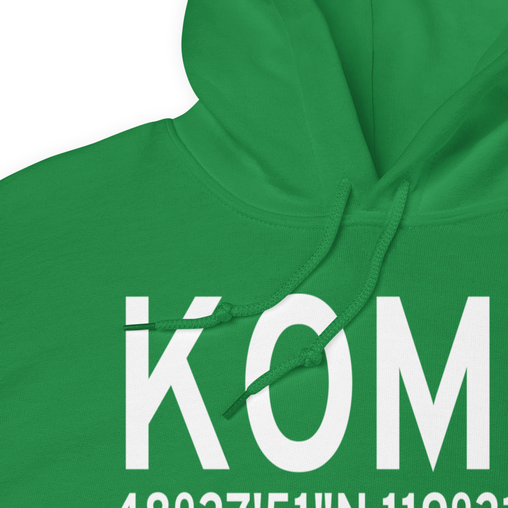 Omak Airport (KOMK) ICAO Hoodie Sweatshirt 