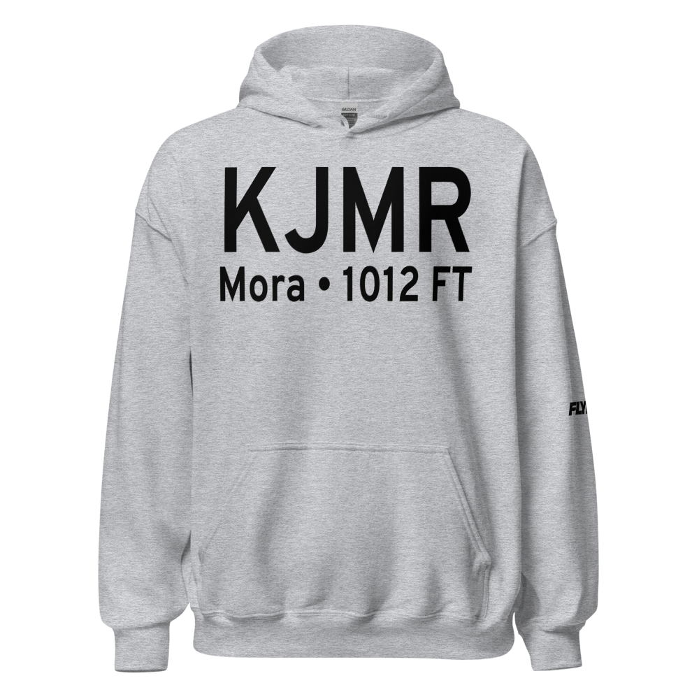 Mora Municipal Airport (KJMR) ICAO Hoodie Sweatshirt 