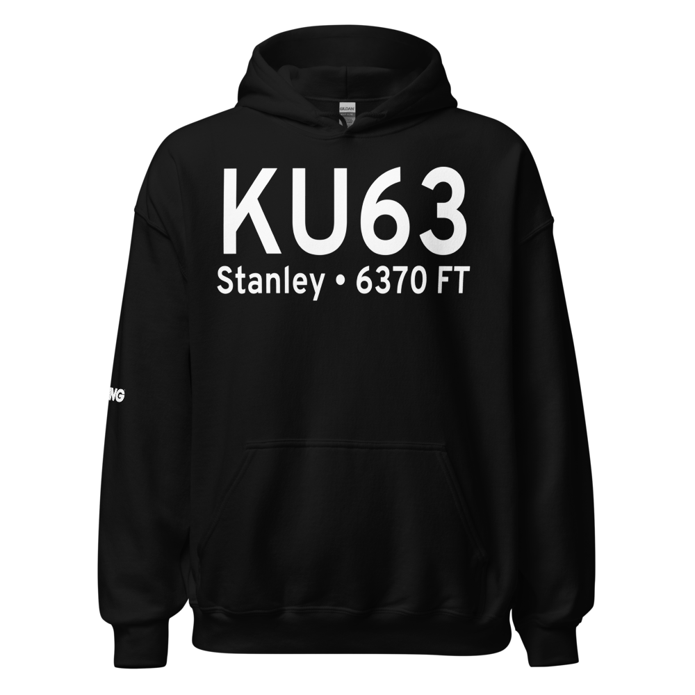 Bruce Meadows Airport (KU63) ICAO Hoodie Sweatshirt 