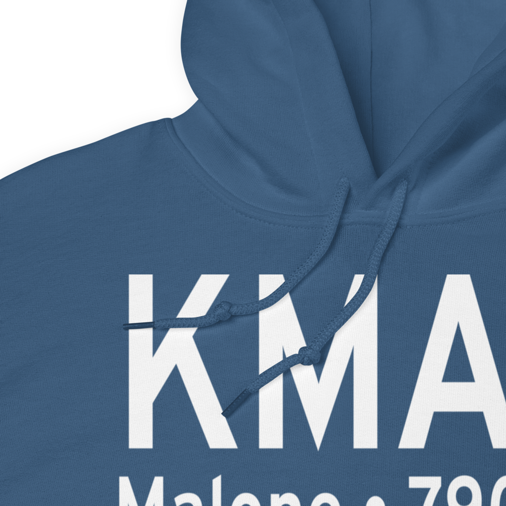 Malone Dufort Airport (KMAL) ICAO Hoodie Sweatshirt 