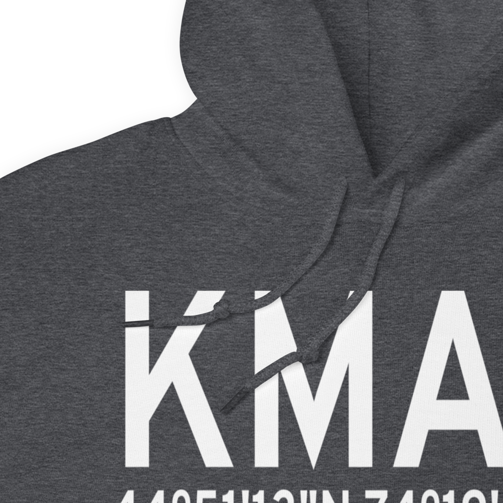 Malone Dufort Airport (KMAL) ICAO Hoodie Sweatshirt 