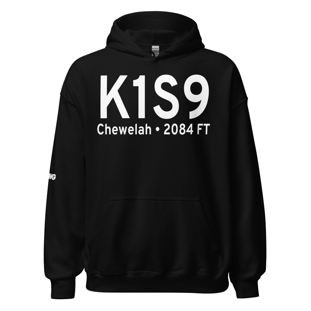Chewelah Municipal  Airport (K1S9) ICAO Hoodie Sweatshirt 