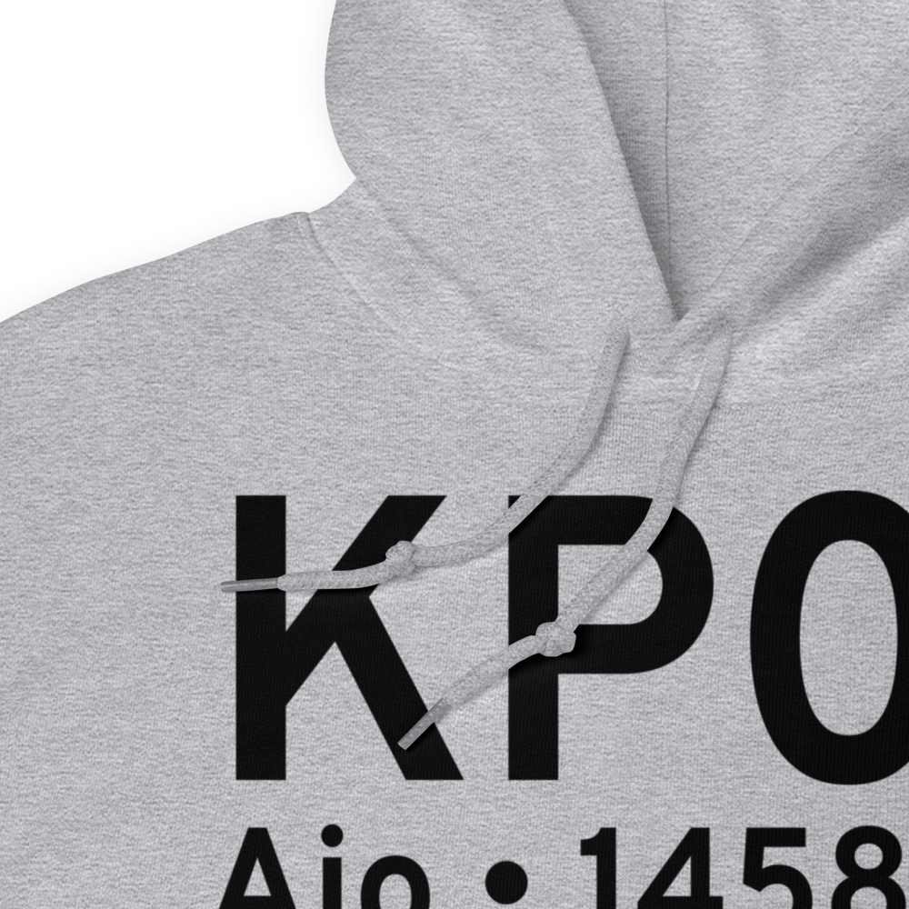Eric Marcus Municipal Airport (KP01) ICAO Hoodie Sweatshirt 