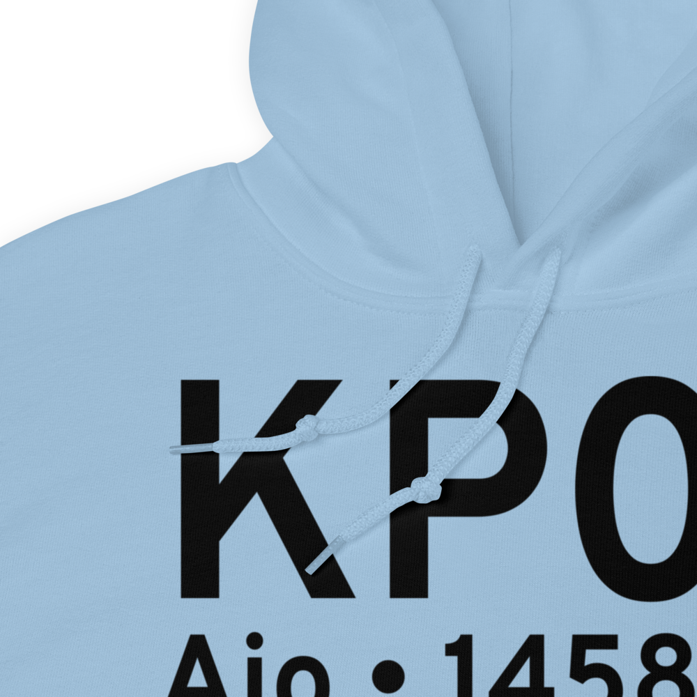 Eric Marcus Municipal Airport (KP01) ICAO Hoodie Sweatshirt 