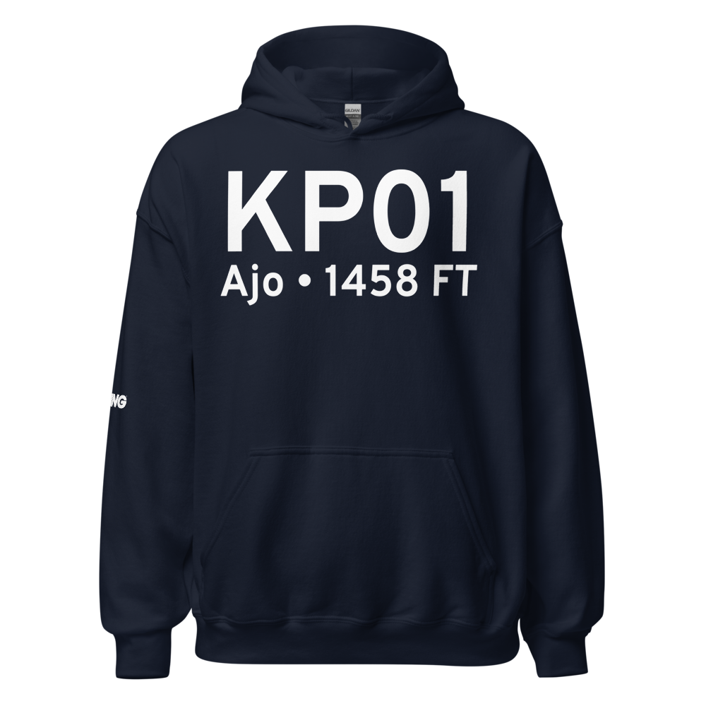 Eric Marcus Municipal Airport (KP01) ICAO Hoodie Sweatshirt 