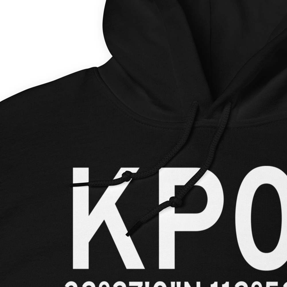 Eric Marcus Municipal Airport (KP01) ICAO Hoodie Sweatshirt 