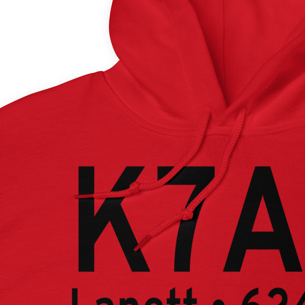 Lanett Municipal Airport (K7A3) ICAO Hoodie Sweatshirt 