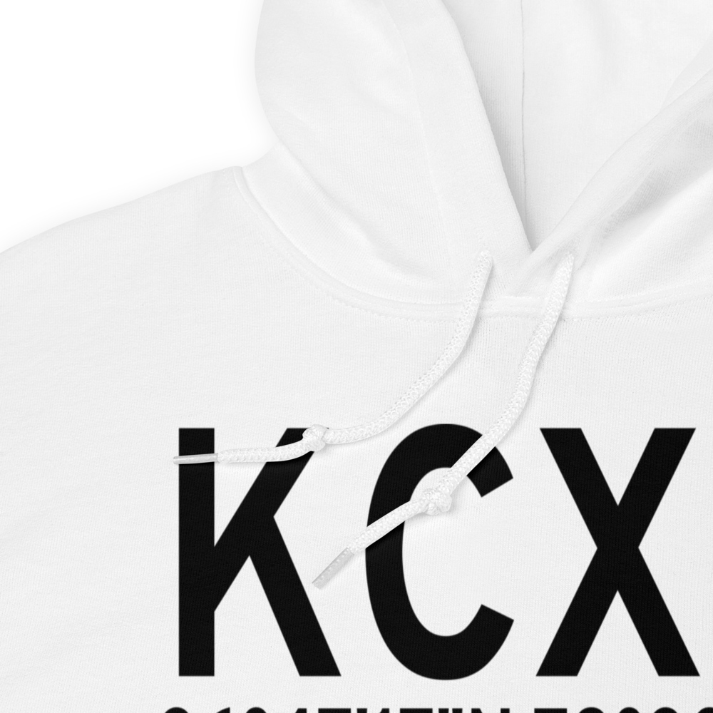 Chase City Municipal Airport (KCXE) ICAO Hoodie Sweatshirt 