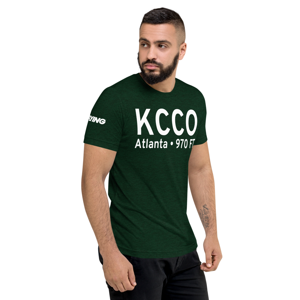 Newnan Coweta County Airport (KCCO) ICAO Tri-blend T-Shirt 