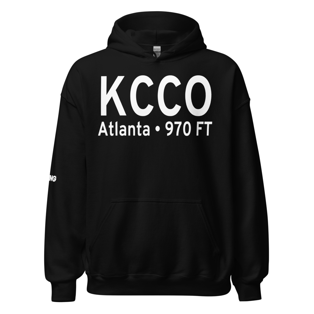 Newnan Coweta County Airport (KCCO) ICAO Hoodie Sweatshirt 