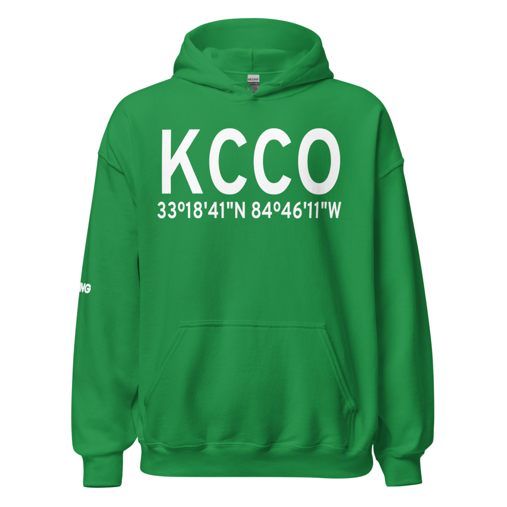 Newnan Coweta County Airport (KCCO) ICAO Hoodie Sweatshirt 