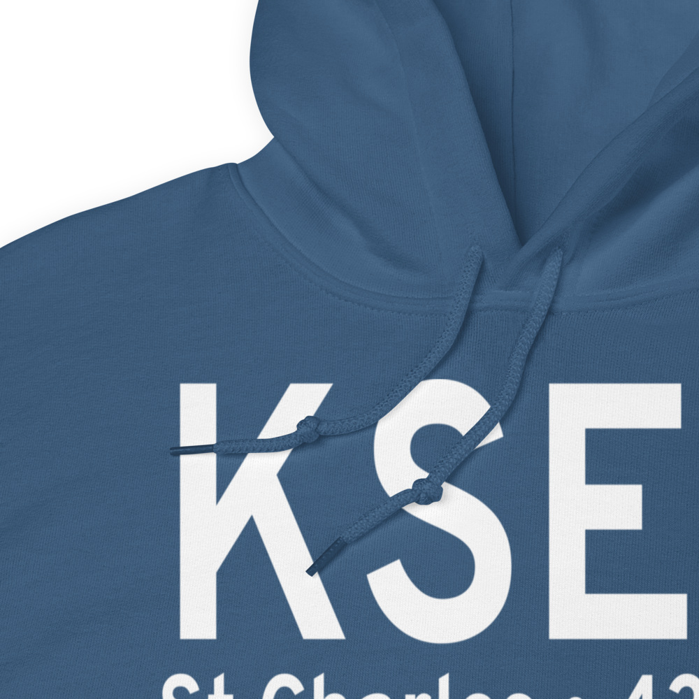 St Charles County Smartt Airport (KSET) ICAO Hoodie Sweatshirt 
