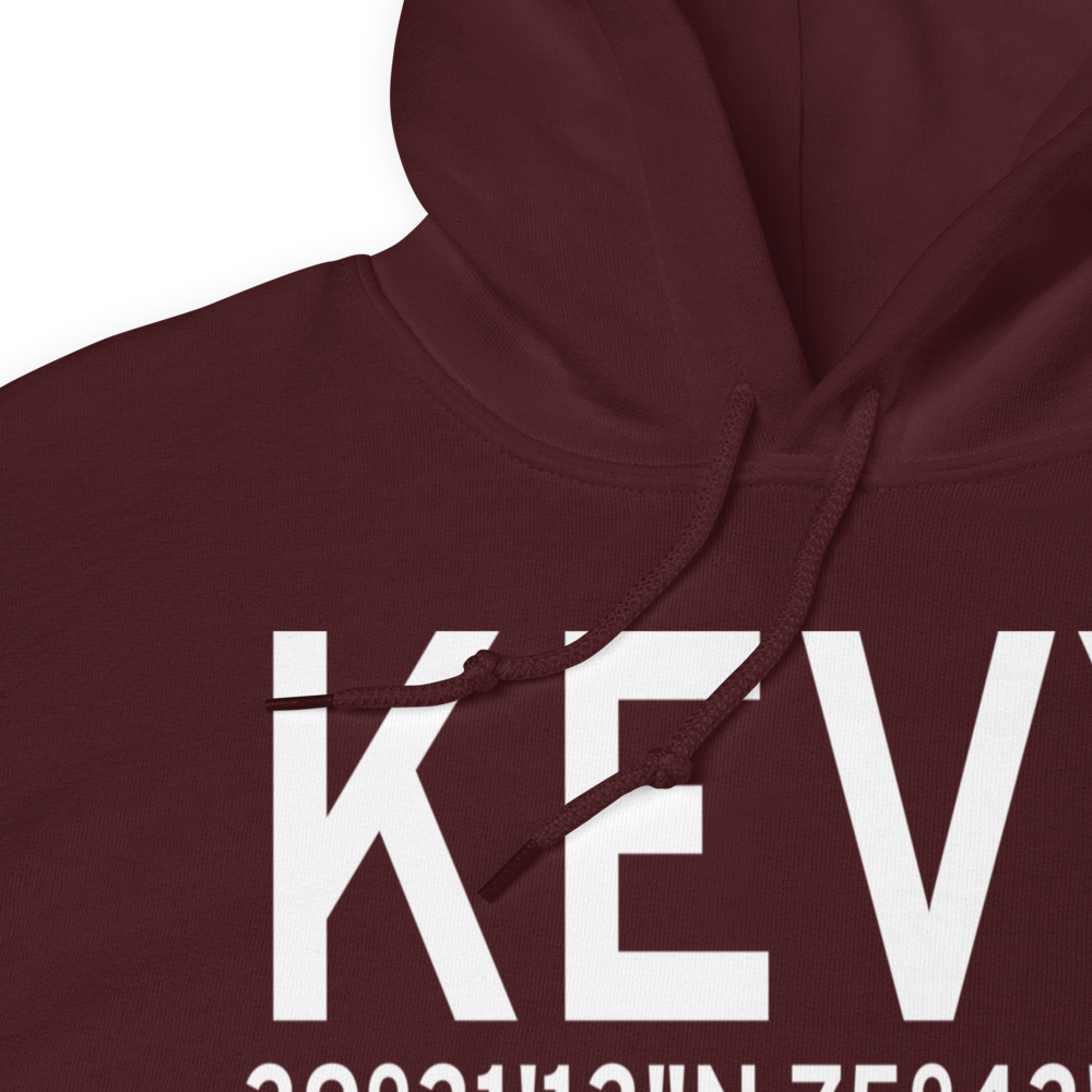 Summit Airport (KEVY) ICAO Hoodie Sweatshirt 