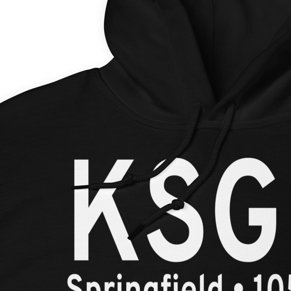 Springfield-Beckley Municipal Airport (KSGH) ICAO Hoodie Sweatshirt 