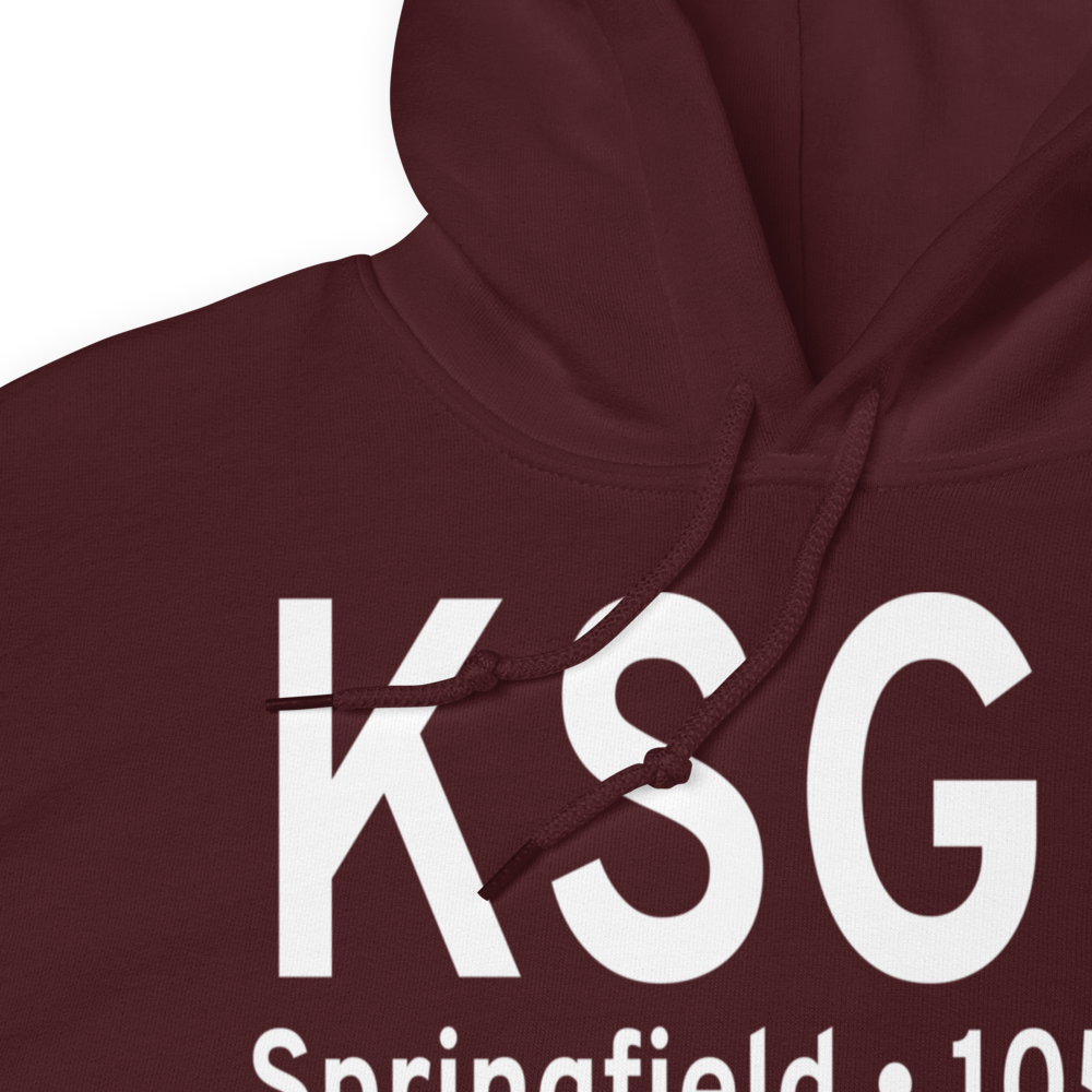 Springfield-Beckley Municipal Airport (KSGH) ICAO Hoodie Sweatshirt 