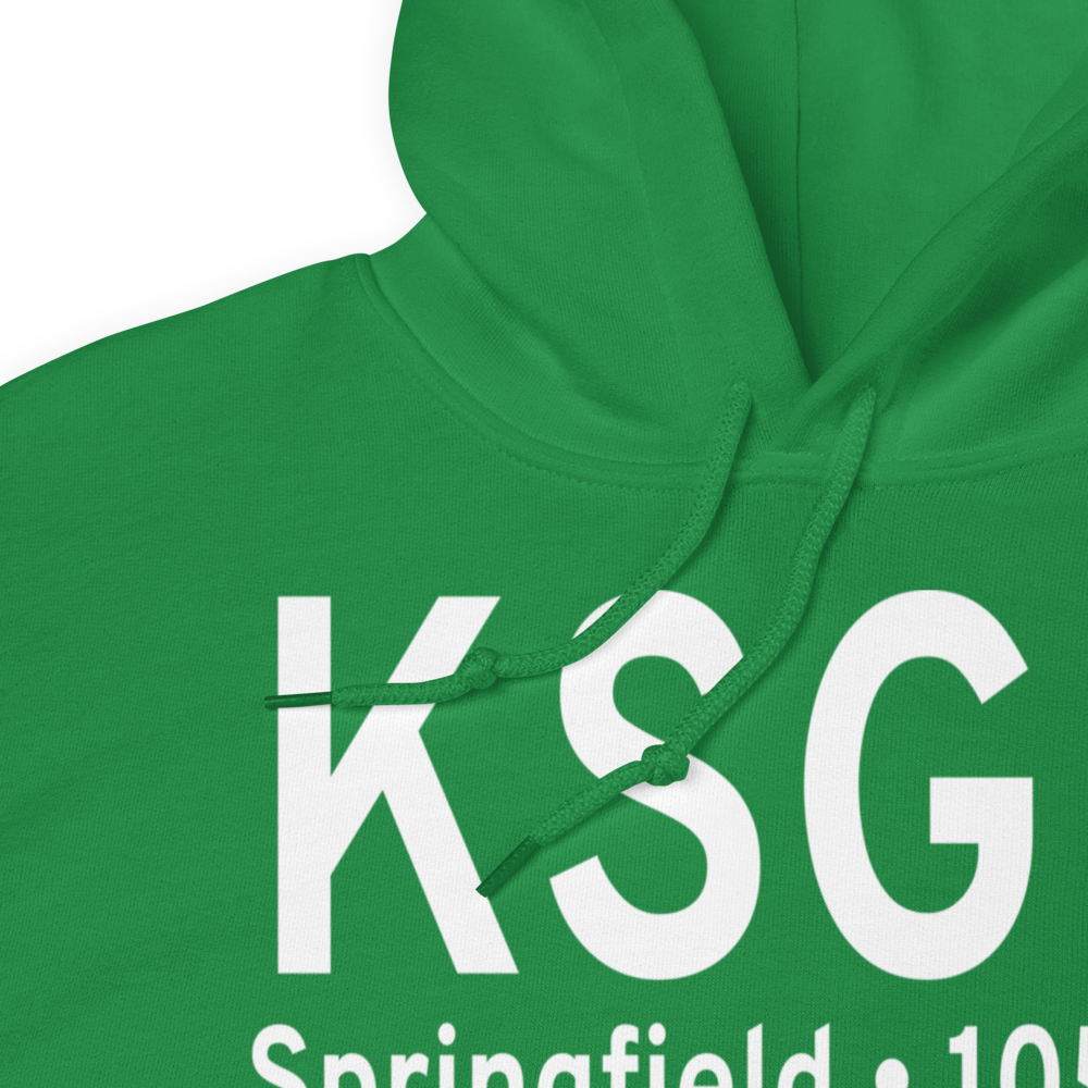 Springfield-Beckley Municipal Airport (KSGH) ICAO Hoodie Sweatshirt 