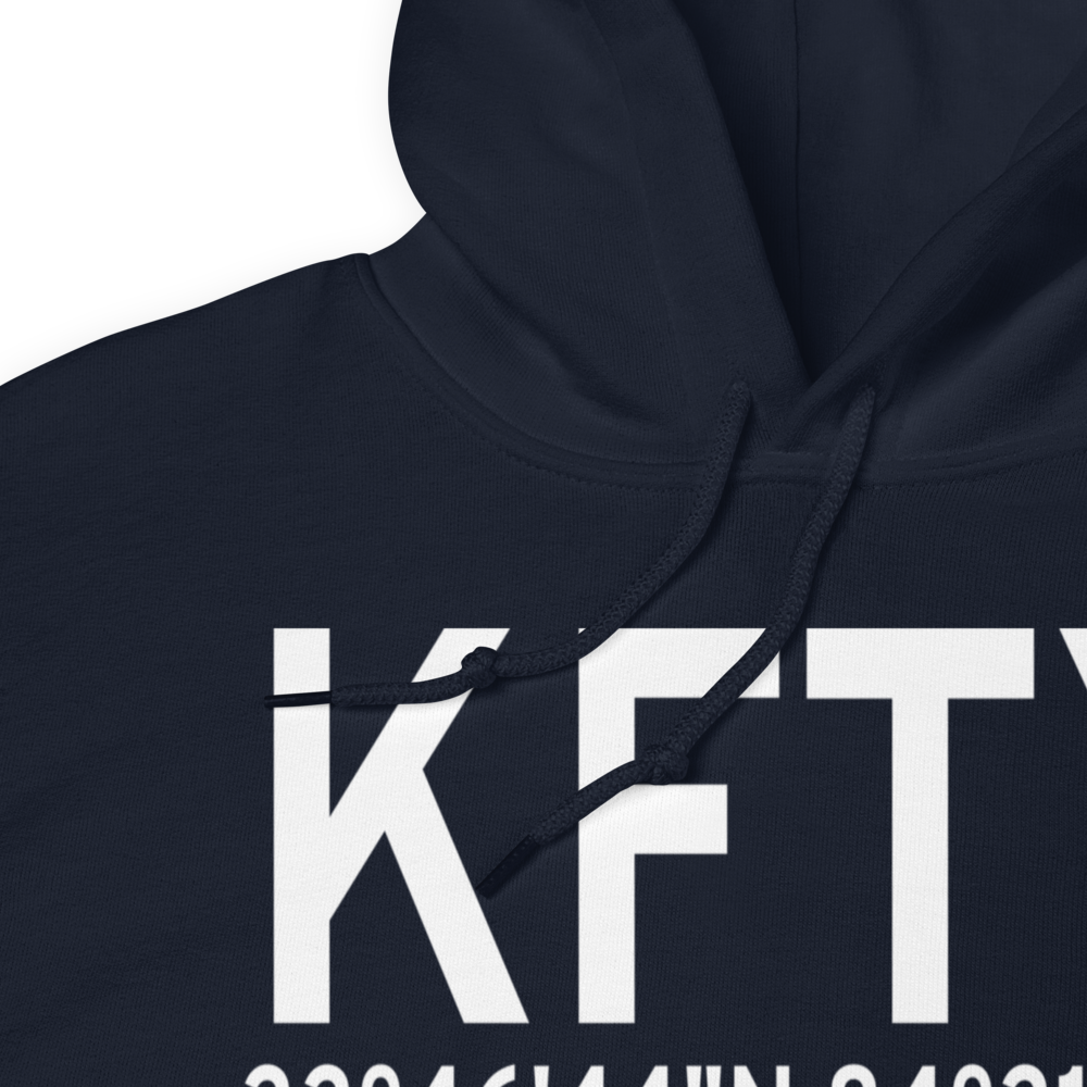 Fulton County Airport Brown Field (KFTY) ICAO Hoodie Sweatshirt 
