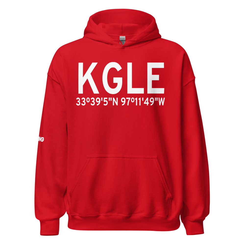 Gainesville Municipal Airport (KGLE) ICAO Hoodie Sweatshirt 