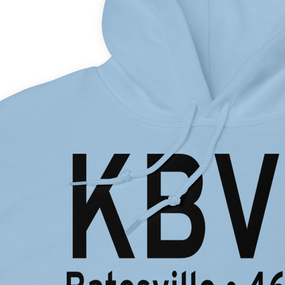 Batesville Regional Airport (KBVX) ICAO Hoodie Sweatshirt 