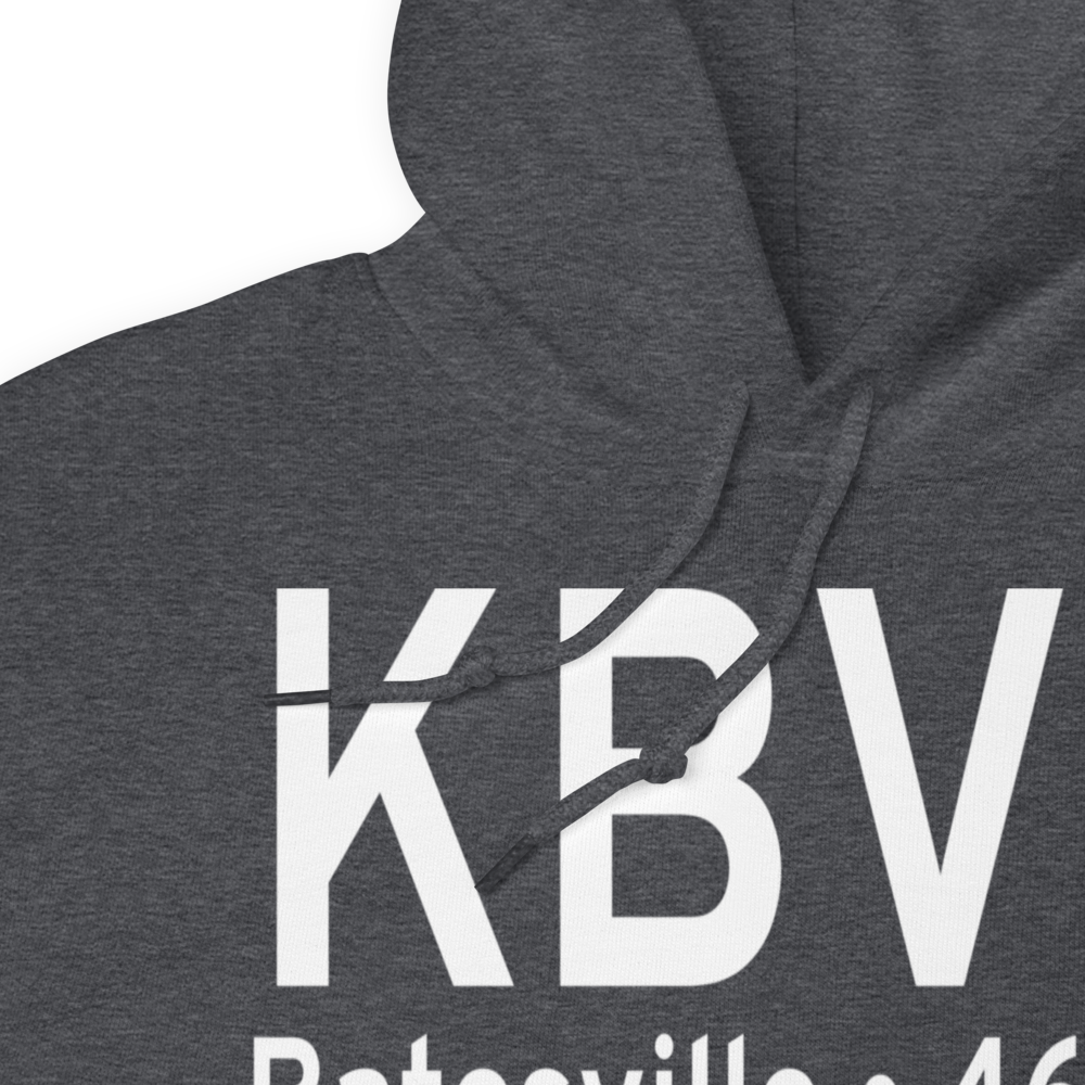 Batesville Regional Airport (KBVX) ICAO Hoodie Sweatshirt 