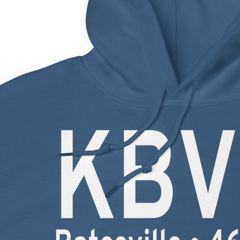 Batesville Regional Airport (KBVX) ICAO Hoodie Sweatshirt 