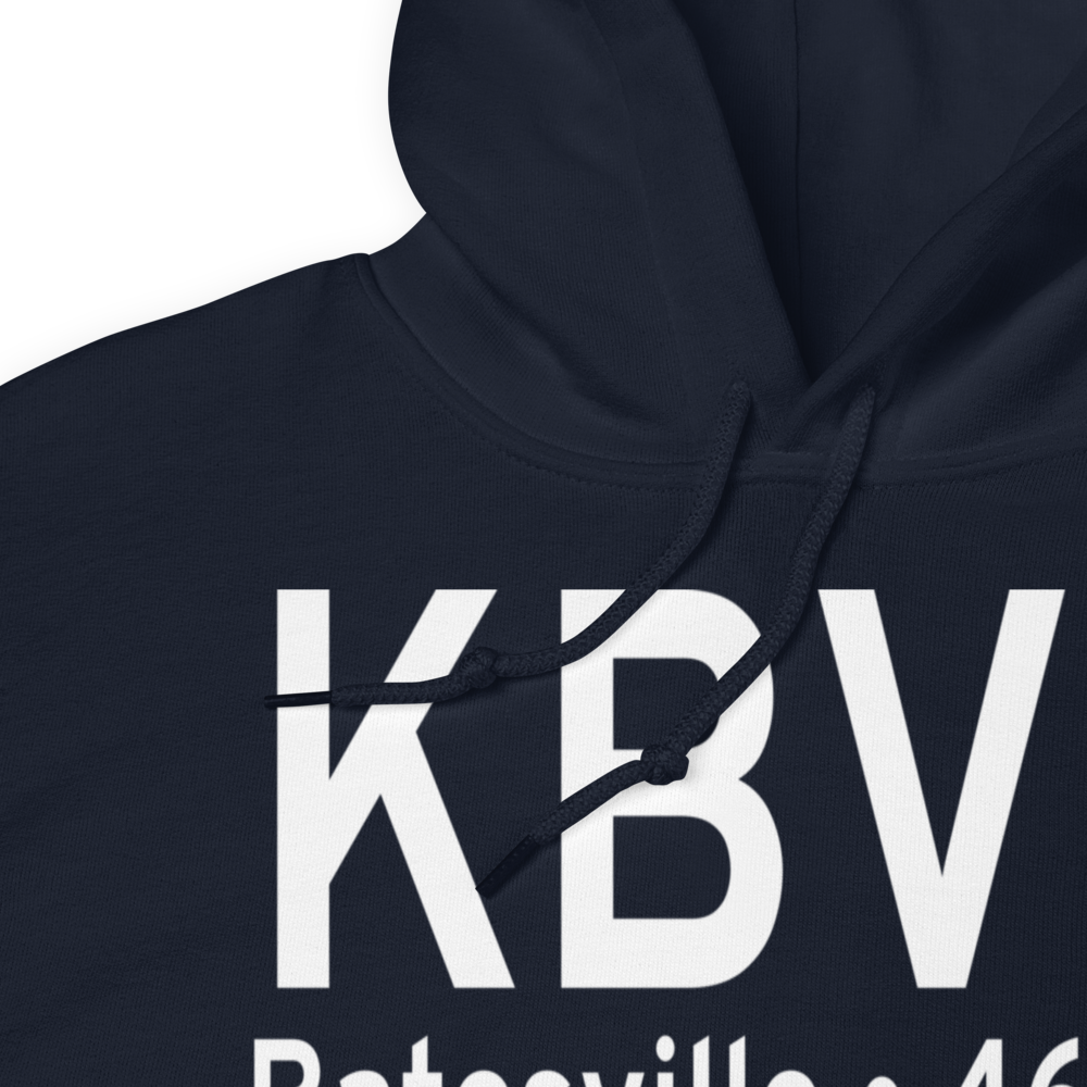 Batesville Regional Airport (KBVX) ICAO Hoodie Sweatshirt 
