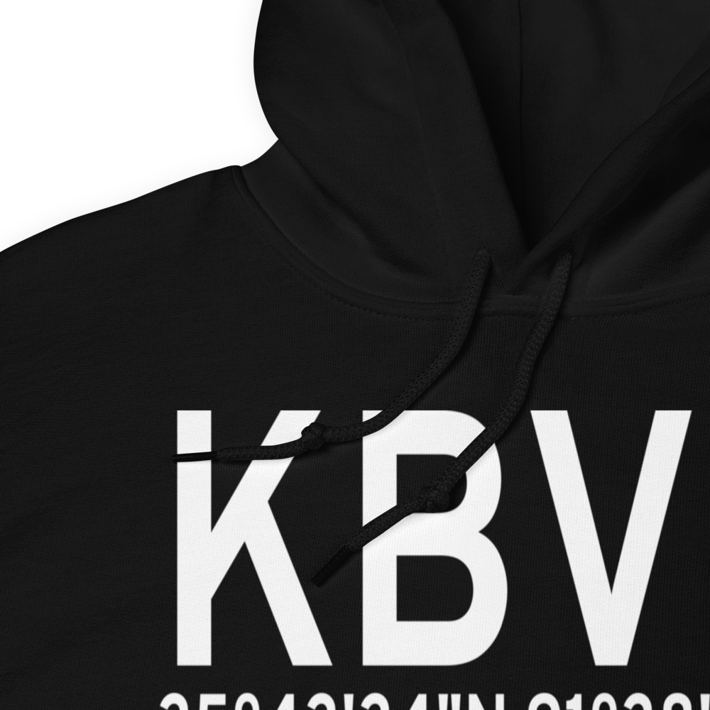 Batesville Regional Airport (KBVX) ICAO Hoodie Sweatshirt 