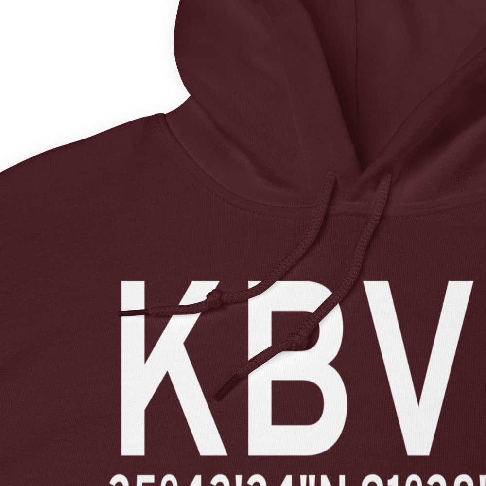 Batesville Regional Airport (KBVX) ICAO Hoodie Sweatshirt 