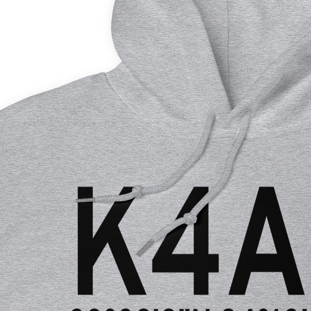 Berry Hill Airport (K4A0) ICAO Hoodie Sweatshirt 