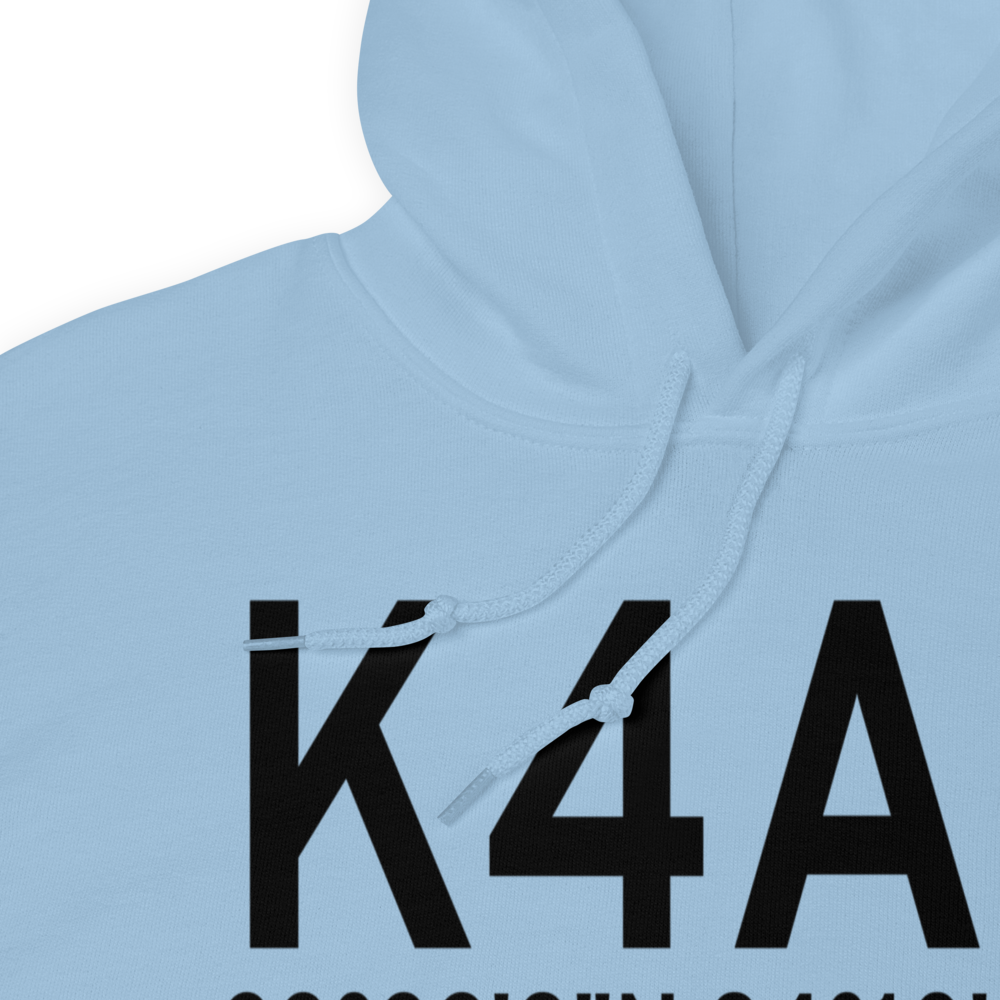 Berry Hill Airport (K4A0) ICAO Hoodie Sweatshirt 